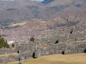 sacsay with view of city