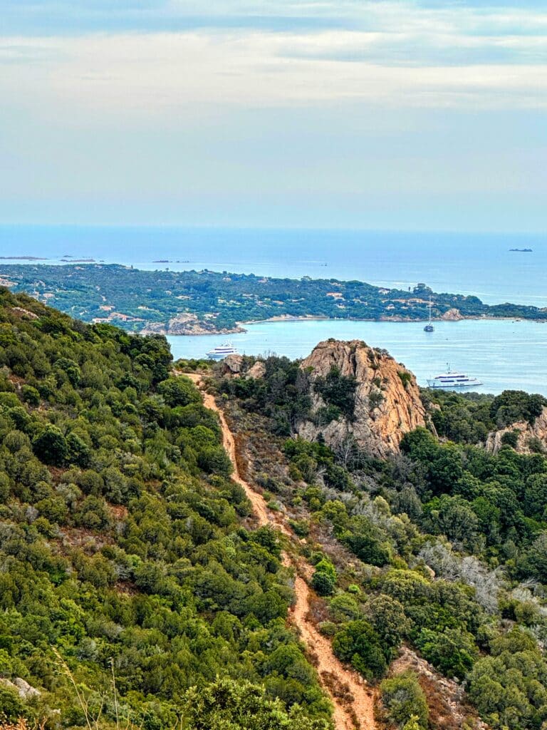 coastline by porto cervo