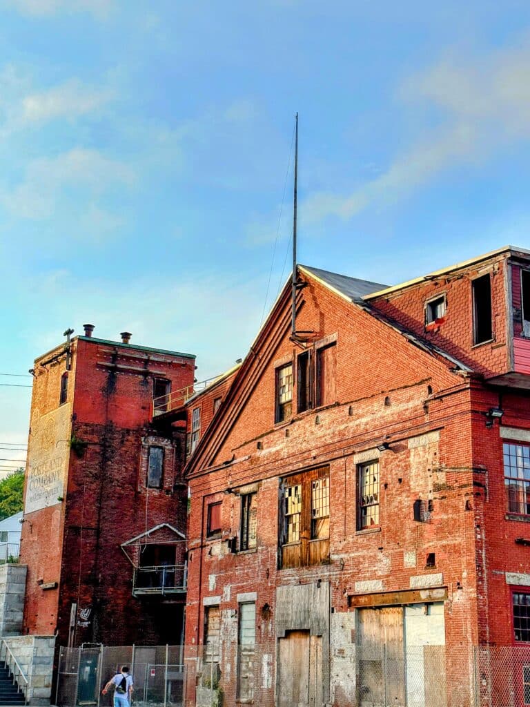 Harbor area building