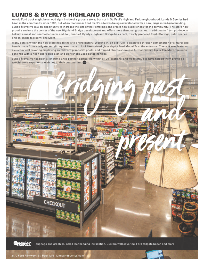 Lunds and Byerlys highland bridge