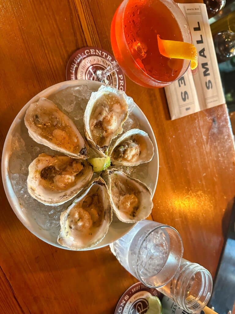 oysters at central provisions