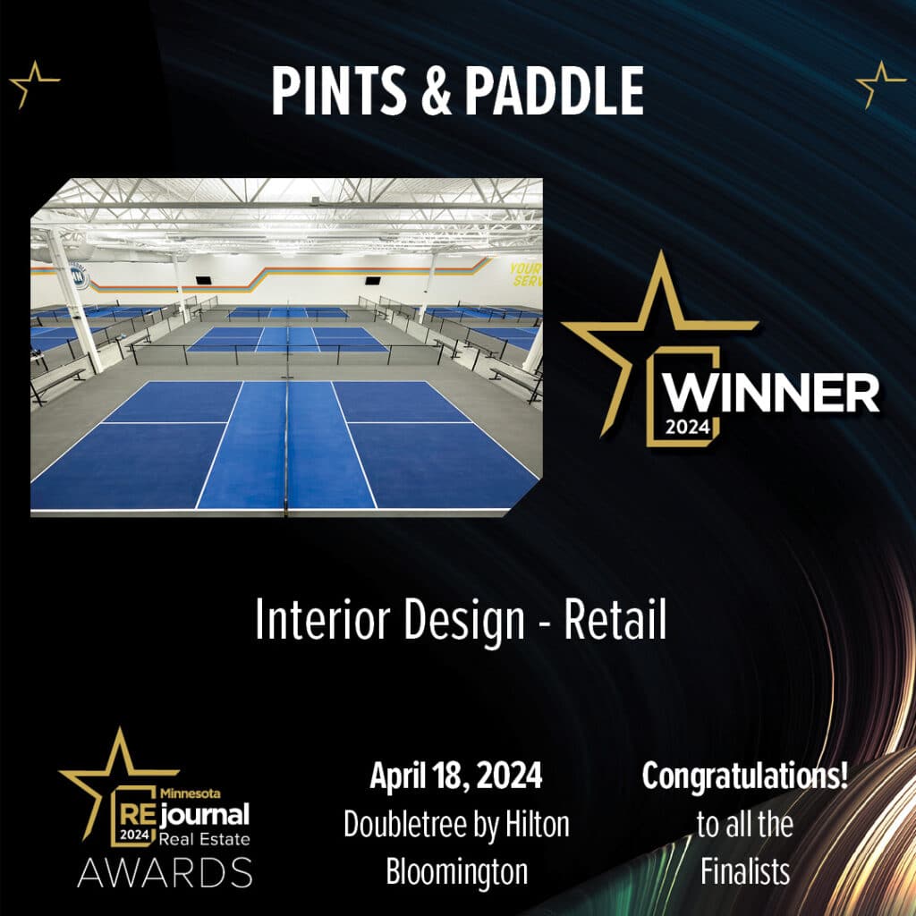 Pints & Paddle Interior Design - Retail MREJ Winner 2024