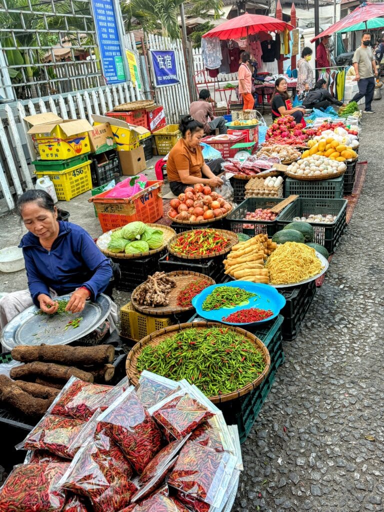 luang prabang food market