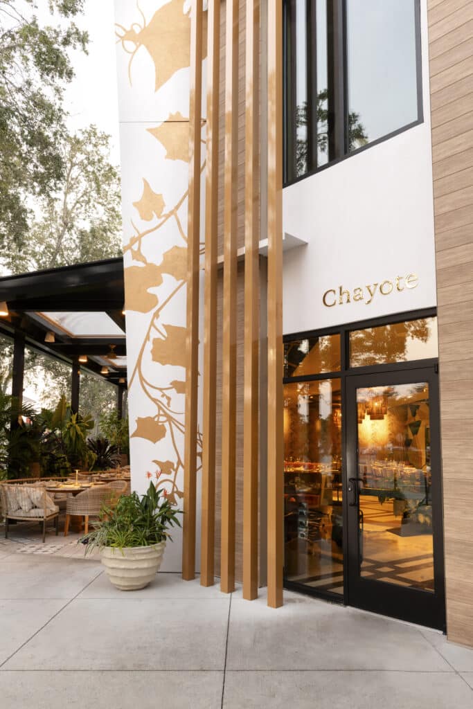 Chayote Barrio Kitchen entrance doorway