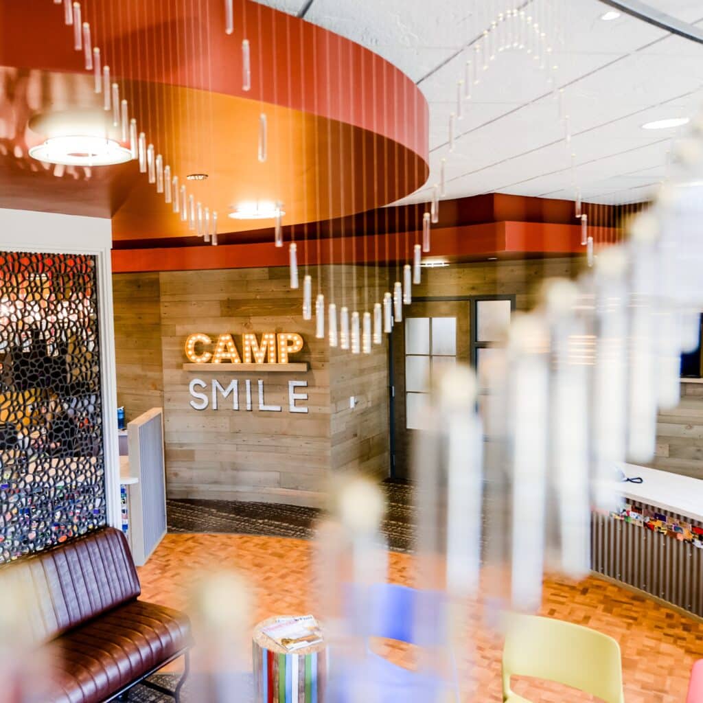 Custom hanging decoration at Camp Smile, Excelsior