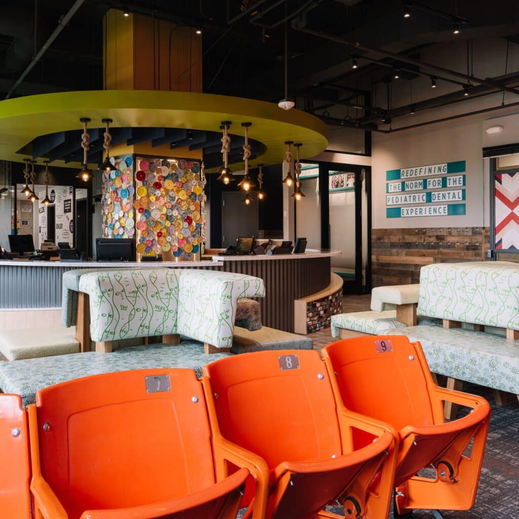 stadium seating at camp smile